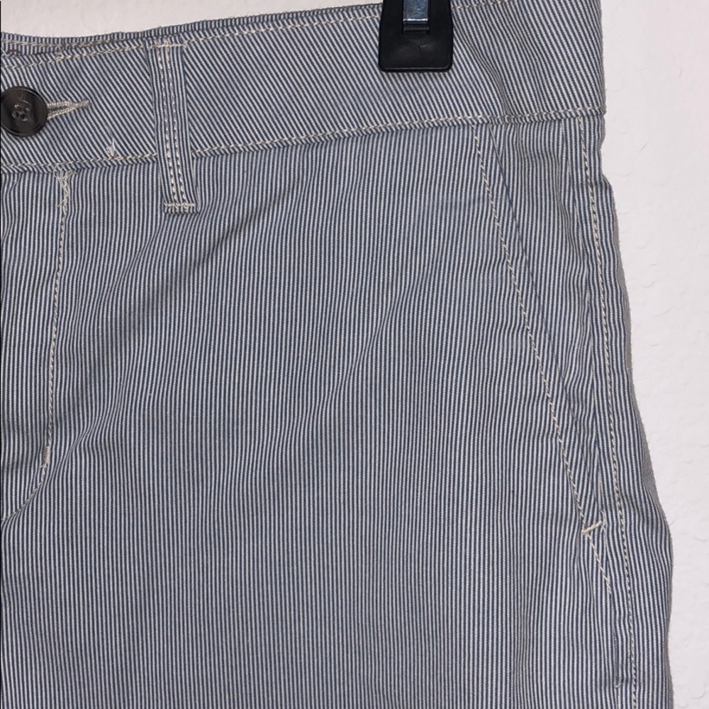 🦋Blue Pinstripe Bermuda Shorts!
